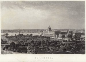 Calcutta i Västbengalen av Francis Frith