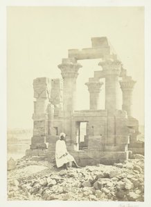Tidig morgon på Wady Kardassy, Nubia, 1857. av Francis Frith