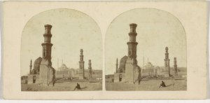 Mameluckernas gravar, Kairo, Egypten av Francis Frith