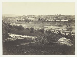 Jerusalem, från Olivberget, nr 1 av Francis Frith