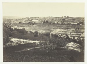 Jerusalem, från Oljeberget, nr 1, 1857. av Francis Frith