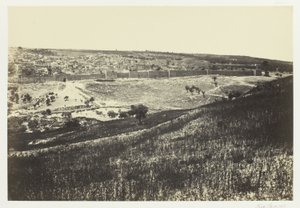 Jerusalem, från Olivberget, nr 2 av Francis Frith