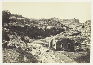 Jerusalem från muren i En-Rogel av Francis Frith
