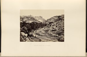 Jerusalem, från En-Rogels brunn av Francis Frith