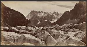 Mer de Glace, Mont Blanc av Francis Frith