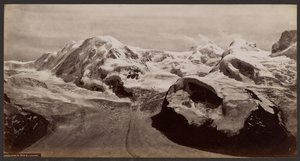 Monta Rosa and Lyskamm av Francis Frith