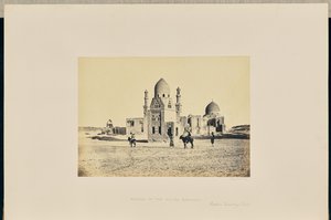 Sultan Barkooks moské, Östra kyrkogården, Kairo av Francis Frith