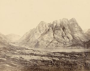 Berget Horeb, Sinai av Francis Frith