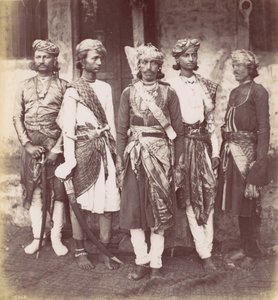 Rajputs, 1870-talet. av Francis Frith