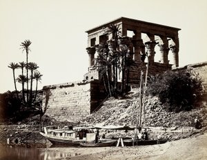 Hypaethral-templet, Philae (Egypten) av Francis Frith