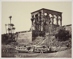 Det hypetrala templet, Philae av Francis Frith