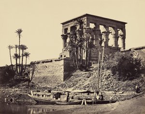 Trajanus kiosk, Philae av Francis Frith
