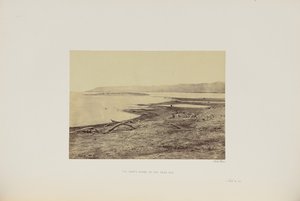 Döda havets norra strand av Francis Frith