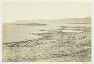 Döda havets norra strand av Francis Frith