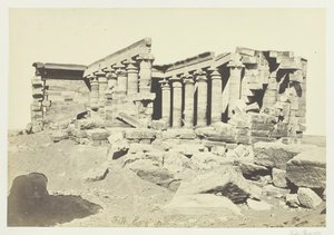 Maharakas tempel, Nubia, 1857. av Francis Frith