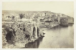 Tiberius stad och sjö, från söder av Francis Frith