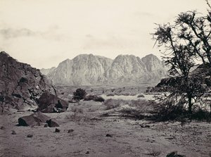The Written Valley, Sinai, ca. 1857. av Francis Frith