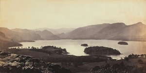 Sjön nära Derwentwater i Storbritannien. av Francis Frith