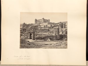 Toledo från väster, med Alcazar av Francis Frith