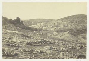 Utsikt över Hebron, 1857. av Francis Frith