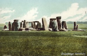 Stonehenge, Wiltshire (färgfoto)