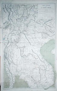 Karta över Indokina från "Atlas du Voyage d
