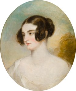 Porträtt av Hon. Henrietta Maria Forester, Lady Albert Conyngham (1809-1833), c.1829-33 (olja på duk) av Francis Grant