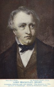Thomas Babington Macaulay (1800-1859), engelsk politiker och historiker.