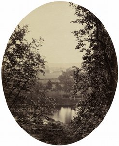 The Banks of the Severn, nära Winterdyne, ca. 1862. av Francis Gresley
