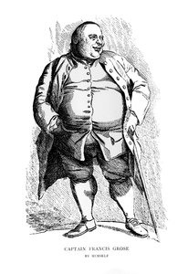 Kapten Francis Grose själv, 1700-talet.