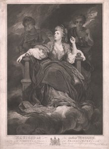 Mrs Siddons i karaktären av den tragiska musen av Francis Haward