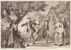 Blind-Mans Buff, graverad av Remi Parr (fl.1723-50) av Francis Hayman