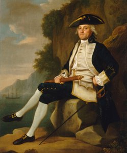 Kapten Sir Edward Vernon (1723-1794), mitten av 1700-talet (olja på duk) av Francis Hayman