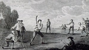 Cricket, efter målning av Francis Hayman (1708-1776). av Francis Hayman
