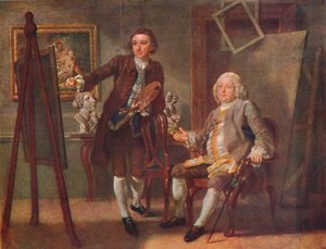 Robert Walpole, First Earl of Orford, K.G., i Studio of Francis Hayman, R.A., c1748-1750, 19 av Francis Hayman