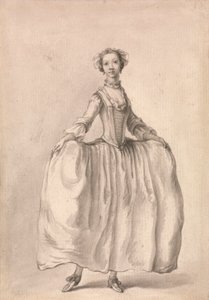 Stående figur av en dam av Francis Hayman