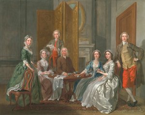 Familjen Gascoigne, ca 1740