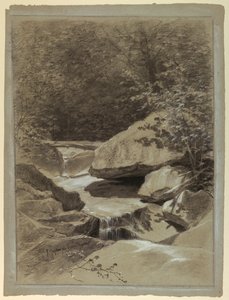 En bergsbäck av Francis Hopkinson Smith