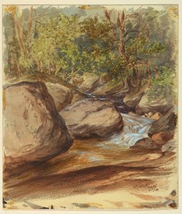 Studie av en bäck av Francis Hopkinson Smith