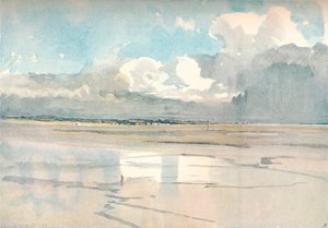 The Estuary of the Dee, c1877-1906, 1906 av Francis Job Short
