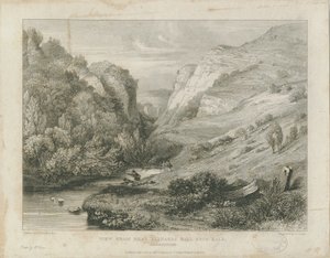 Dovedale - landskap: gravyr, nd [c 1823] (tryck)