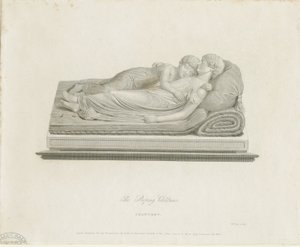Lichfield Cathedral - "The Sleeping Children": gravyr och [1800-talet]