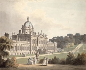 Castle Howard av Francis Nicholson