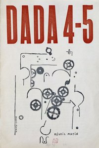 2:a omslaget till "Dada 4-5" av Picabia (1879-1953), litterär och konstnärlig samling, juli 1917. av Francis Picabia