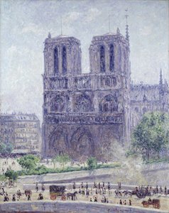 Notre Dame i morgonsolen av Francis Picabia