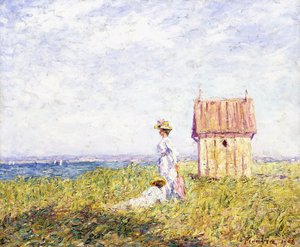 Två kvinnor vid havet av Francis Picabia