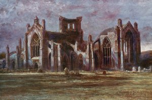 Melrose Abbey av Francis S. Walker