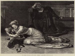 The Comedie Francaise at the Gaiety, Hernani, sista scenen i den femte akten