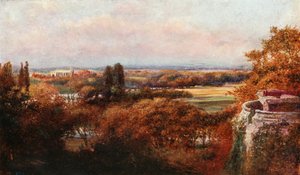 Themsen och Eton från terrassen, Windsor Castle