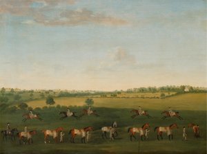 Sir Charles Warre Malets String of Race Horses at Exercise